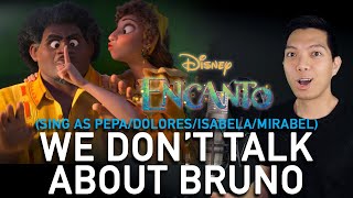 We Dont Talk About Bruno FelixCamiloOthers Part Only  Karaoke  Encanto [upl. by Nilek]