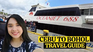 ENG SUB How to TRAVEL TO BOHOL FROM CEBU [upl. by Ahsikit]