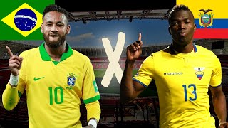 BRASIL X EQUADOR  Eliminatórias da Copa do Mundo 2022 préjogo 04062021 [upl. by Aronoff]