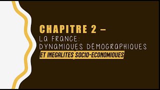 2de  La France  dynamiques démographiques et inégalités socioéconomiques [upl. by Gavriella]