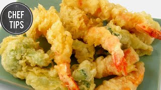 Crispy Tempura Batter Recipe ANYONE Can Make  Chef Tips [upl. by Urquhart]