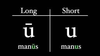 The Latin Alphabet  Vowel Pronunciation [upl. by Corney]