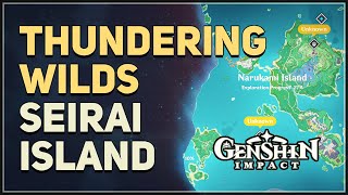 The Thundering Wilds Seirai Island Genshin Impact [upl. by Yelsa]