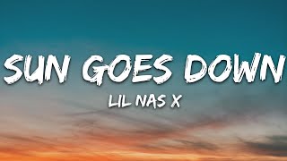 Lil Nas X  SUN GOES DOWN Lyrics [upl. by Enywad]