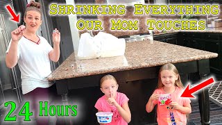 Pranking Our Mom for 24 Hours Shrinking Everything She Touches [upl. by Gereron]