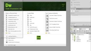 How to Create HTML5 Templates in Dreamweaver [upl. by Garnes885]