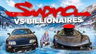 1000HP Supra terrorizing Billionaires Hypercarmeet in Switzerland [upl. by Eaver473]