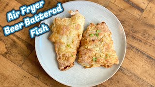 Air fryer beer batter fish [upl. by Lebbie]