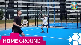 PadelTennis beim DFBTeam in Herzogenaurach  UEFA EURO 2020  MAGENTA TV [upl. by Anna-Diane]