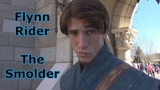 Flynn Rider SMOLDER  Tangled Meet amp Greet  Disney Magic Kingdom [upl. by Eiznekam]