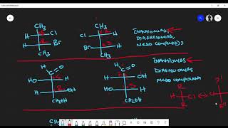 Are These Enantiomers Diastereomers or Meso Compounds FISCHER PROJECTIONS [upl. by Atinid]