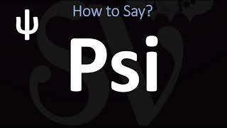 How to Pronounce Psi CORRECTLY  ψ Greek Alphabet Pronunciation [upl. by Retsbew]