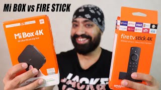 Mi Box 4K vs Amazon Fire TV Stick 4K  COMPARISON  Which one should you buy [upl. by Norean462]