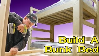 DIY Bunk Bed Easy Strong Inexpensive [upl. by Yevoc]