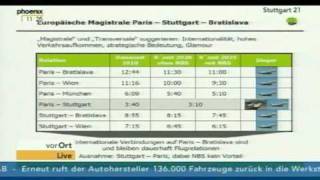 04112010 S21 Schlichtung Teil 3 von 1100 bis 1200 Uhr [upl. by Norga]