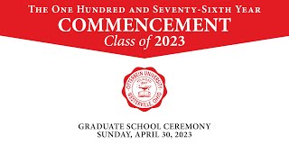 2023 Otterbein University Graduate Commencement [upl. by Andy15]