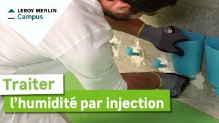 Comment traiter lhumidité par injection   Leroy Merlin [upl. by Pippy]