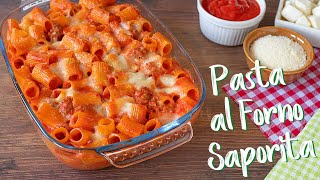 PASTA AL FORNO SAPORITA Ricetta Facile di Benedetta  Baked Pasta Easy Recipe [upl. by Akeihsat418]