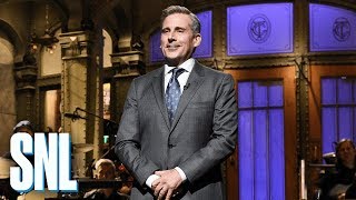 Steve Carell Returns to SNL Monologue  SNL [upl. by Iznek]