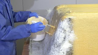 How to Laminate Large Composite Fibreglass Moulds [upl. by Georges]