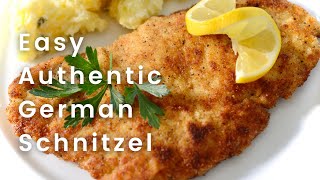 How to Make an Easy Authentic German Schnitzel [upl. by Champaigne]