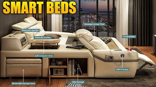 SMART BED TECHNOLOGY  Smart Home Automation 2021  Modern Homes Tour  Part 4 [upl. by Mullac]