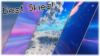 Top 10 BEST Sky Overlays Minecraft 189 [upl. by Doolittle]