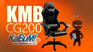 KBM CG200 CADEIRA GAMER [upl. by Adalard898]