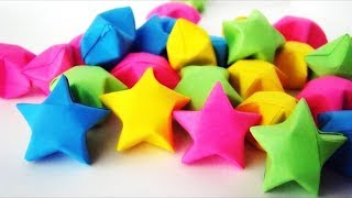 Cómo hacer ESTRELLITAS DE PAPEL ORIGAMI ¡Faciles [upl. by Ammej]