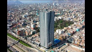 Así se ve Lima desde edificio de vivienda más alto del país [upl. by Jankey]