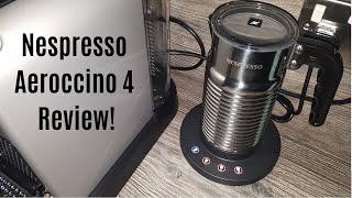 Nespresso Aeroccino 4 Milk Frother Review  Worth upgrading from the Aeroccino 3 [upl. by Sible754]