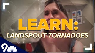 Learn about landspout tornadoes with 9NEWS Meteorologist Becky Ditchfield [upl. by Meldoh]