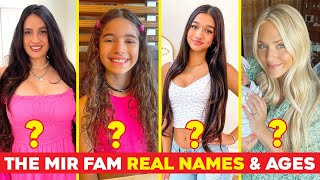 The Mir Fam Real Names amp Ages 2024 [upl. by Dittman]