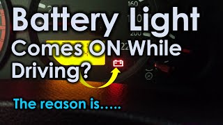 What Cause Battery Light to Come On While Driving  Car Troubleshooting [upl. by Penman]