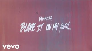 blink182  Blame It On My Youth Lyric Video [upl. by Jehias58]