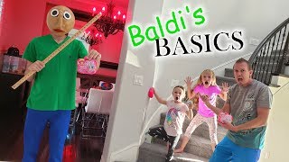 Baldis Basics in Real Life in Our New House BFF Toys Scavenger Hunt [upl. by Eillor685]