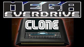 Sega EverDrive CLONE for MegaDrive and Genesis quick look [upl. by Aerdnahc]