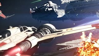 Star Wars Space Battles Only  HD [upl. by Kesia62]