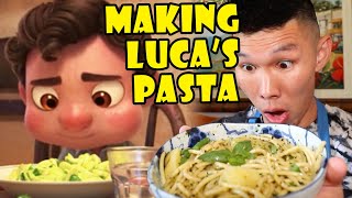 Making LUCA’S Official Pasta Recipe from Pixar Movie  Life After College Ep 710 [upl. by Buehrer]