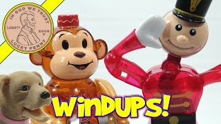 Large Z WindUps Mortimer Monkey Rogan Robot amp Christopher Soldier [upl. by Novled]