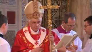 Pope Benedict XVI Mass in Westminster Cathedral  Full Video [upl. by Ginni]