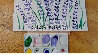 CÓMO HACER COLOR MORADO Y LILA [upl. by Miran668]