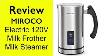 Review Miroco Milk Frother  How to make froth milk at home [upl. by Nyrak]