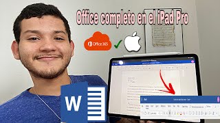 Microsoft Office COMPLETO en el iPad Pro 😱 [upl. by Derfliw575]