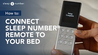 How To Connect Sleep Number® Remote To Your Bed [upl. by Valleau]