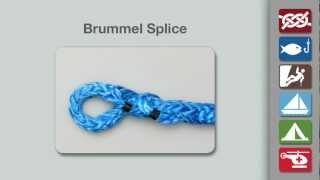 Brummel Splice  How to Tie a Brummel Splice [upl. by Kaete]