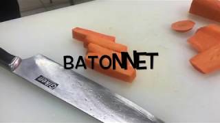 Vegetable Cutting  Batonnet [upl. by Barlow]