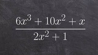 Dividing polynomials using long division [upl. by Eigna357]