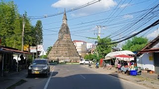 Walking in Vientiane Laos [upl. by Aznofla]