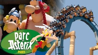 All Rollercoasters Parc Asterix Paris France [upl. by Rozele]